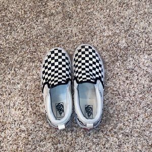 Checked Slip On Vans